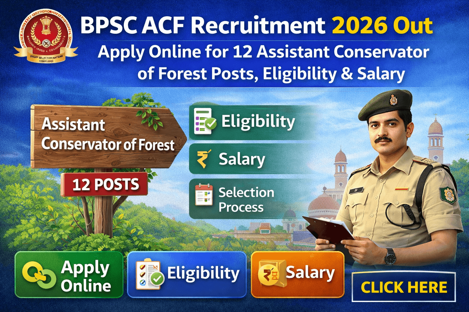 BPSC ACF Recruitment 2026