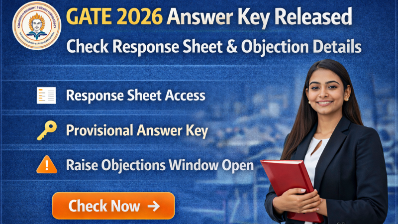 GATE 2026 Response Sheet & Answer Key