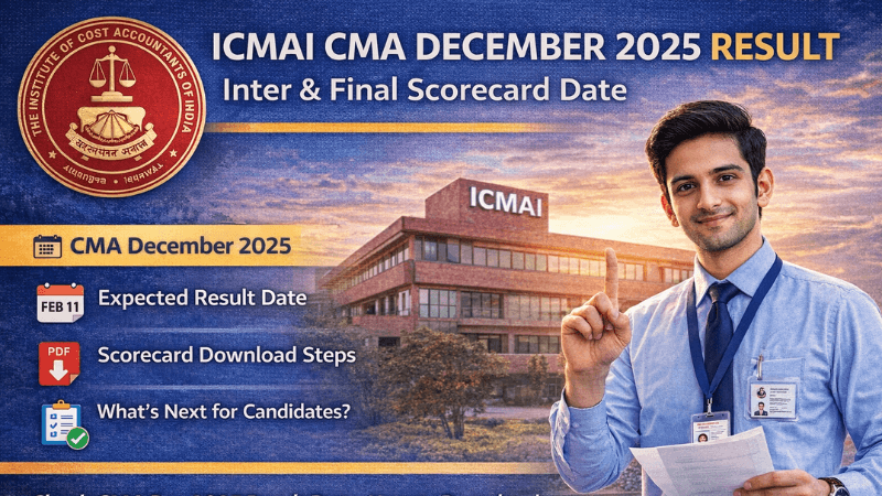 ICMAI CMA Dec 2025 Result