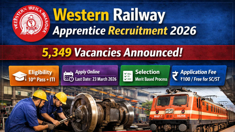 Indian Railways RRC WR Apprentice Recruitment