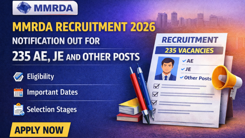 MMRDA Recruitment 2026
