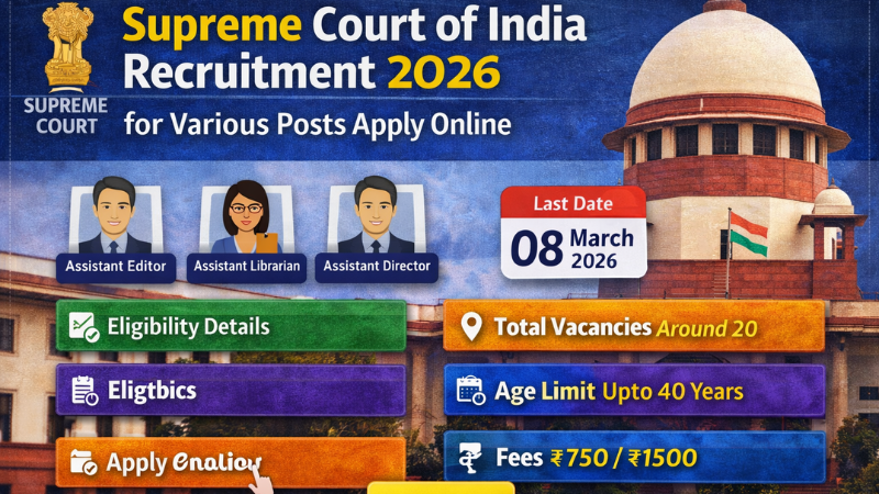 Supreme Court of India Recruitment