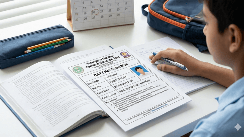 TGCET Hall Ticket 2026