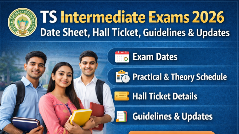 TS Intermediate Exams 2026